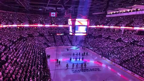 I think our game's right and we can draw from that confidence. kyle connor scores twice as jets double up maple leafs. 2015 Winnipeg Jets first home playoff game anthem - YouTube