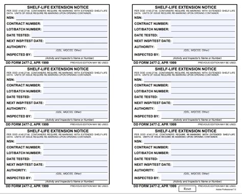 Download Dd 2477 2 Fillable Form