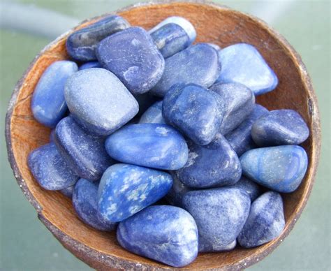 Blue Aventurine 4 Tumbled Stones Mediumlarge