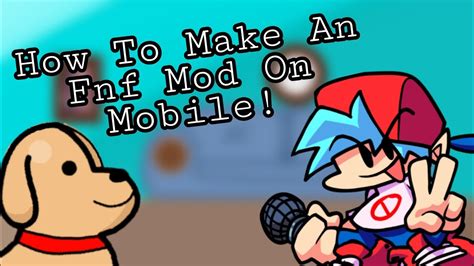 How To Make An Fnf Mod On Mobile Part 1 Character Replacement Youtube