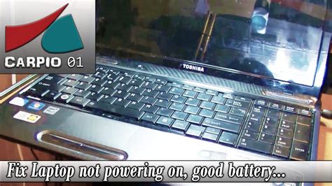 The battery's driver may have become corrupt. How to Fix Laptop not powering on, good battery, power ...