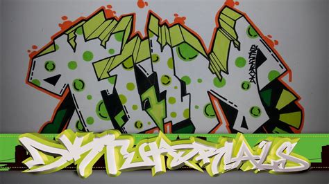 How To Draw Graffiti Letters Step By Step Fun Youtube