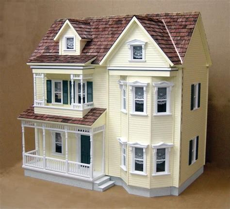 Victorian Dollhouses Front Opening Country Victorian Dollhouse Kit