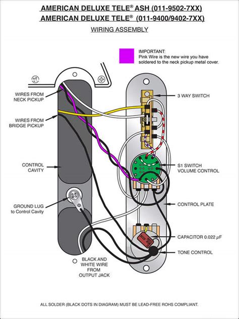 Fender Telecaster Humbucker Wiring Diagram