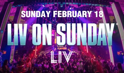 Liv On Sunday Tickets At Liv In Miami Beach By Liv Tixr