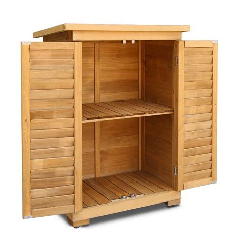 Outdoor Wooden Storage Cabinet Green Thumb Shop Afterpay