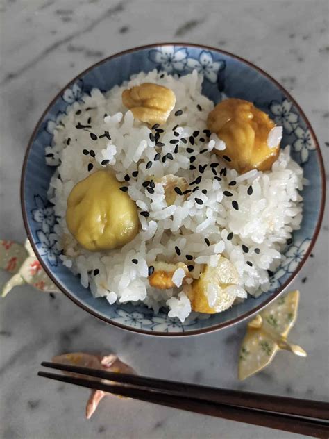 Japanese Chestnut Rice Kuri Gohan