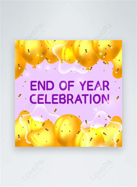 Year End Celebration Social Media Template Imagepicture Free Download