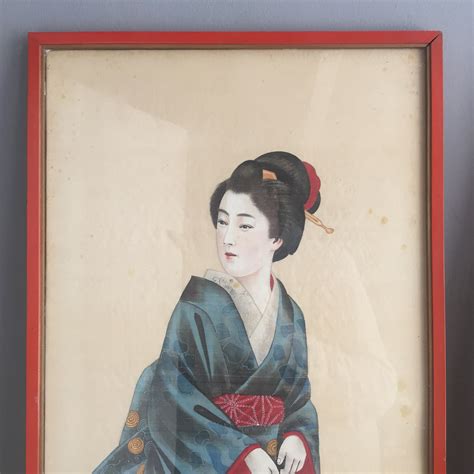1930s Japanese Silk Paintings