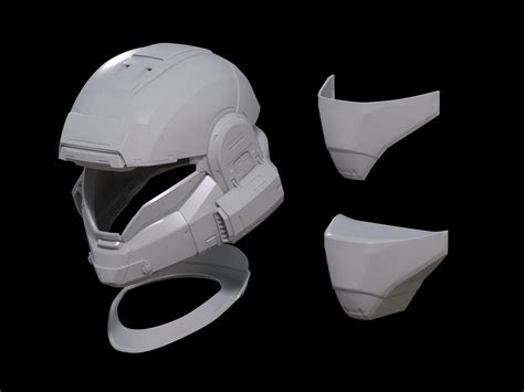 Halo Infinite Firefall Helmet 3d Print File 3d Model 3d Printable