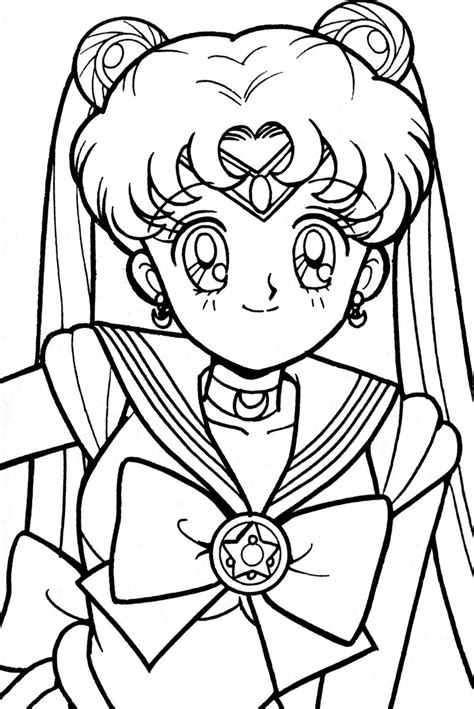 Pin En Sailor Moon Coloring Pages