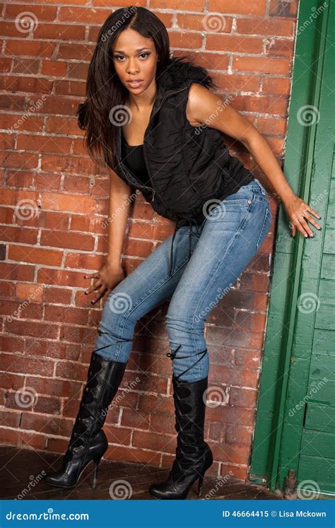 Beautiful Sexy African American Woman Royalty Free Stock Photo