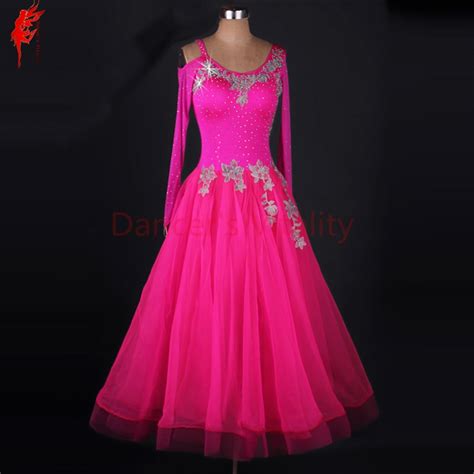 Women Performance Ballroom Dance Clothes Girls Ballroom Dance Dress