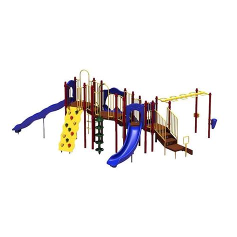 Ultra Play Uplay Today Slide Mountain Playful Commercial Playset With