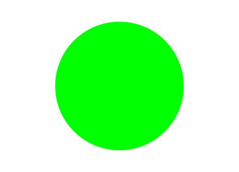 Lime Green Circle