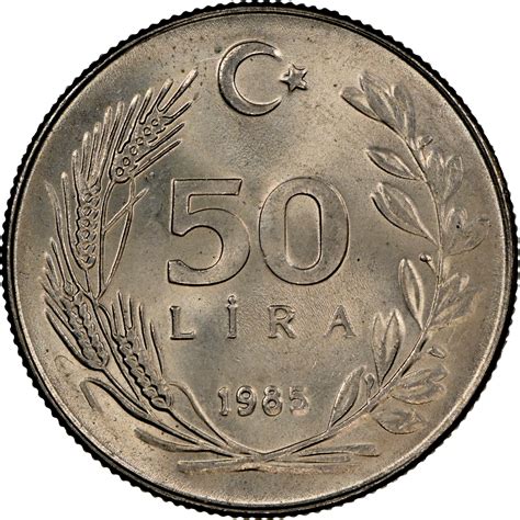 Turkey 50 Lira Km 966 Prices And Values Ngc