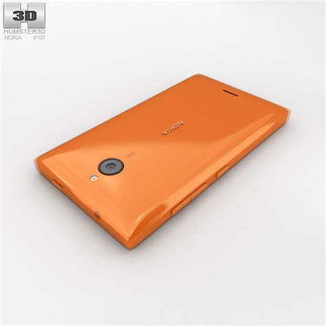 Nokia X2 Glossy Orange 3d Model Electronics On Hum3d