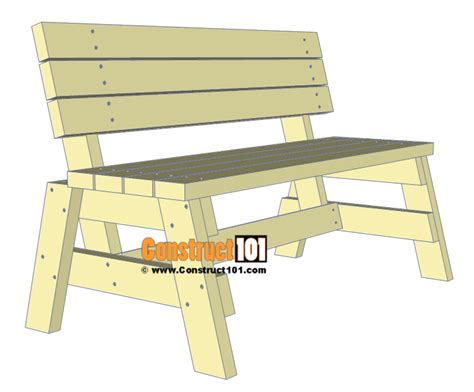 Using one of these free garden bench plans to build a custom bench will create attractive seating and storage for any outdoor area. Simple DIY 2x4 Bench - Free Plans (With images) | Garden ...