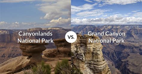 Canyonlands National Park Vs Grand Canyon National Park Sampling