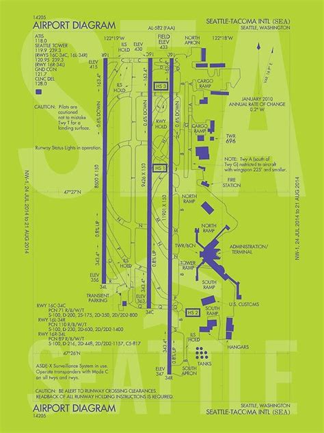 Sea Seattle Tacoma Airport Diagram Airport Architecture International