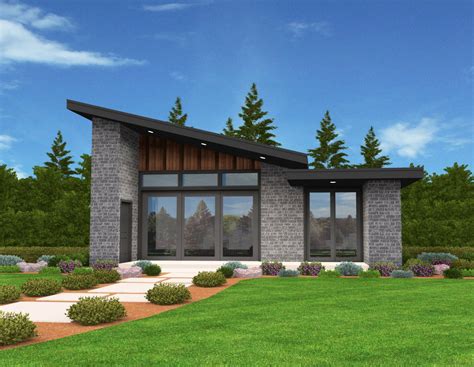 A full set of copyrighted house plans intended for review purposes that are emailed to you. Exclusive Tiny Modern House Plan with Alternate Exteriors ...