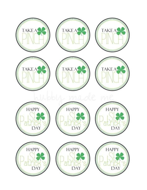 St Patrick S Day Cupcake Toppers Free Printable St Patricks Day