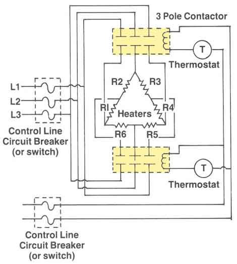 Delta 3 Phase Heater Wiring Diagram