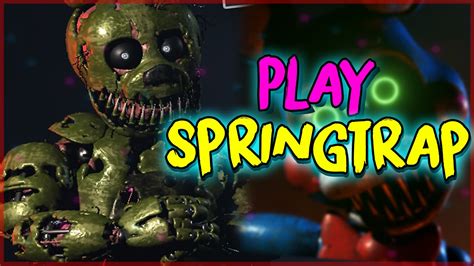 Play As Nightmare Springtrap And More Sinister Turmoil Demo Youtube