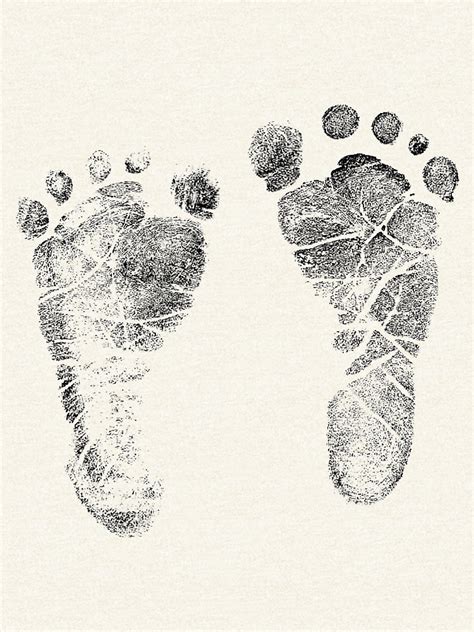 Baby Footprint Drawing At Getdrawings Free Download