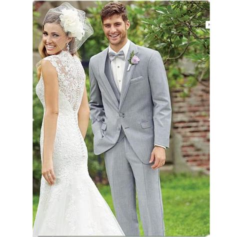 Light Grey Wedding Suit