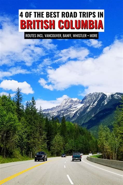 British Columbia Road Trip Guide And 4 Epic Bc Road Trip Itineraries In