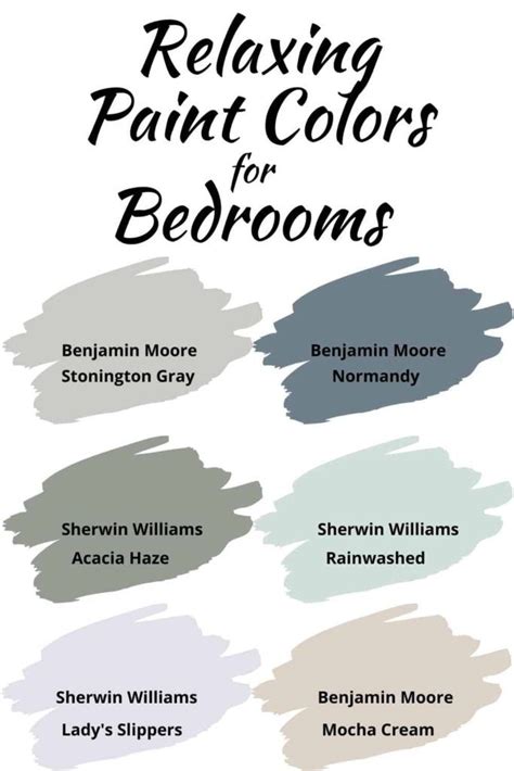 Calming Bedroom Color Schemes