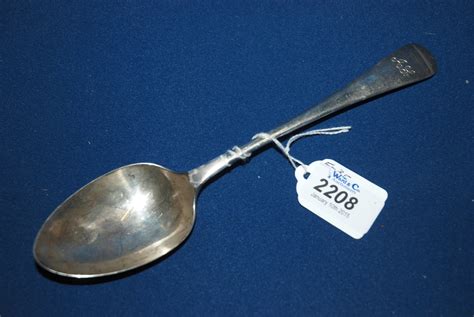 A Silver Serving Spoon Sheffield 1928