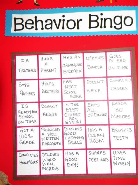 Behavior Chart Ideas For 7 Year Old Granville Cranford
