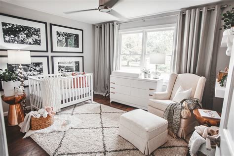 Before And After Feminine And Lux Baby Nursery Design Decorilla Online