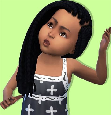 Sims 4 Ccs The Best Toddlers Hair By Shysimblr Sims Hair Sims 4