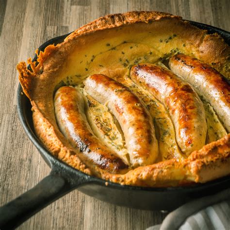 Cook for 30 minutes, until the batter is puffy, golden and. Skillet Toad in the Hole | Krumpli