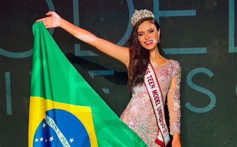 La Joven Brasile A Gan El T Tulo De Miss Teen Universe En Espa A