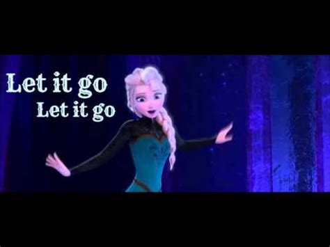 I worried, but now let's stop doing that. Frozen ~ Let it Go ~ Idina Menzel (Lyrics) - YouTube