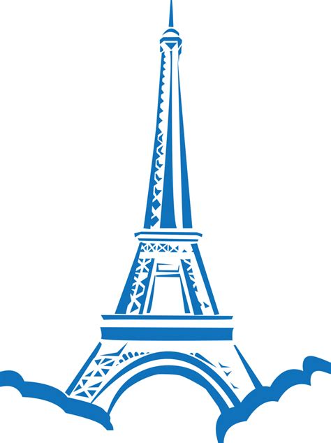 Public Domain Clip Art Image Illustration Of The Eiffel Tower Id