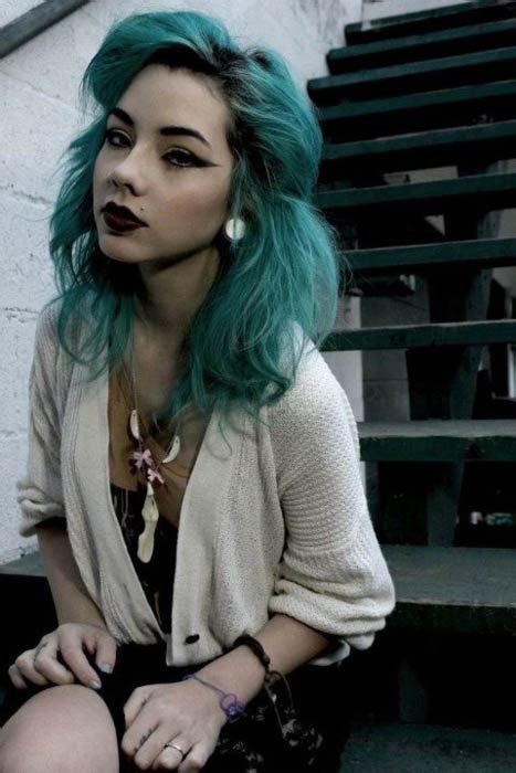 Blue Goth The Latest Trends In Womens Hairstyles And Beauty