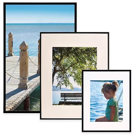 Artcare™ Aluminum Picture Frame In Black Bed Bath And Beyond