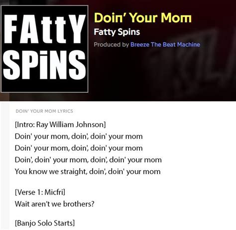 fatty spins doin your mom r dymddym