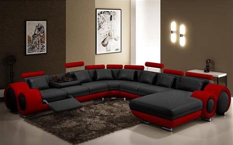 Modern Luxurious L Shaped Leather Corner Sofa My Aashis