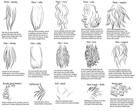 Types Of Hair How To Draw Hair Drawing People Art Tutorials
