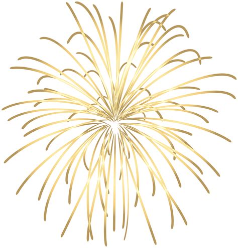 Glitter Transparent Background Fireworks Png Fireworks Gold Clip Art