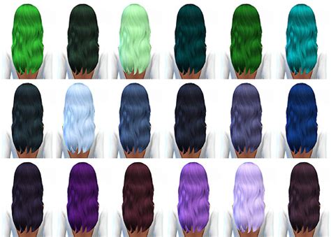 Sims 4 Hairs Miss Paraply 45 Default Hair Retextures