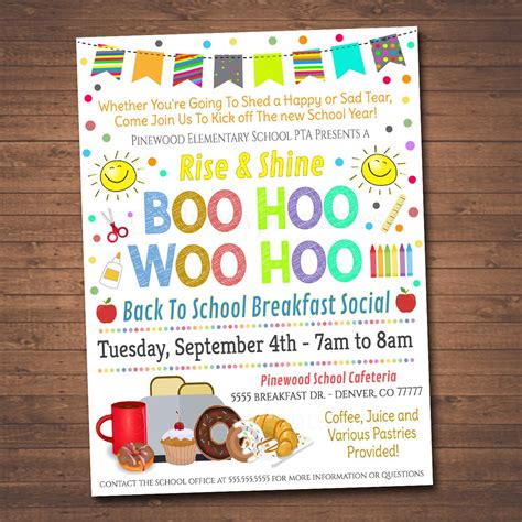 Boo Hoo Breakfast Invitation Free Printable
