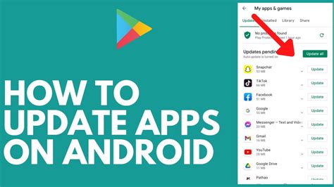 How To Update All Apps On Android Quick And Easy Android Tutorial