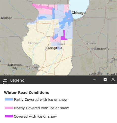 Idot Illinois Road Conditions Map - Coastal Map World